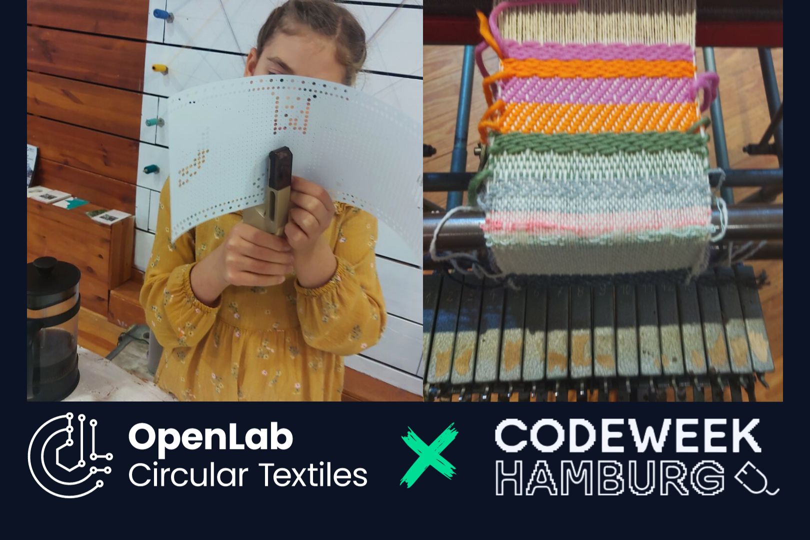 You are currently viewing KNITTING IS CODING – OpenLab Circular Textiles x Code Week Hamburg 2023 